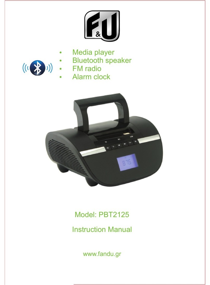 F&U PBT2125 instruction manual