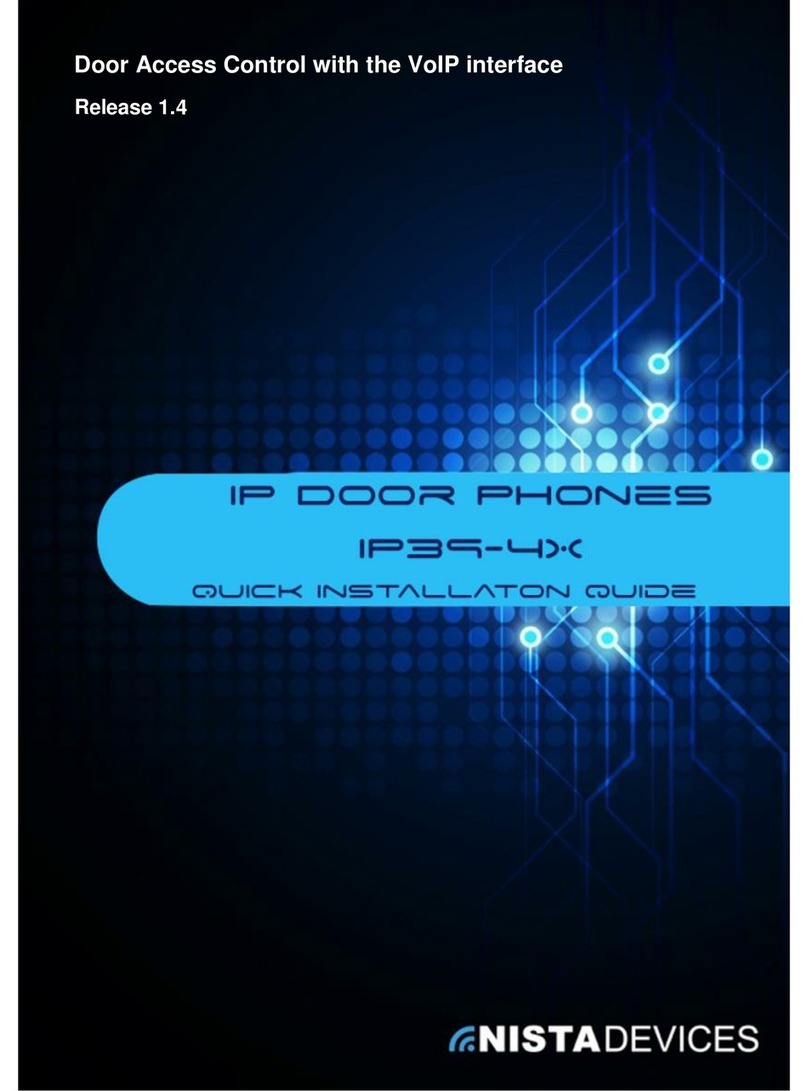 Nista Devices IP39-40PC Quick installation guide
