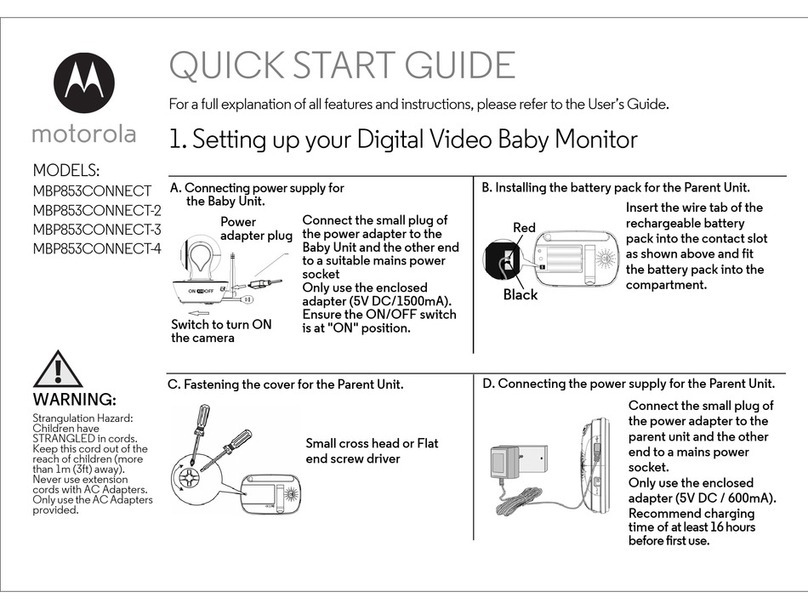 Motorola MBP853CONNECT User manual