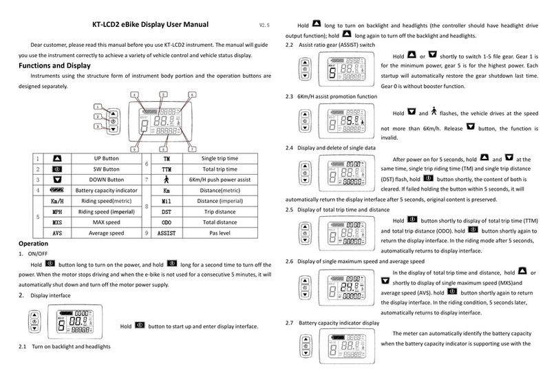 Suzhou Kunteng Electronics KT-LCD2 user manual