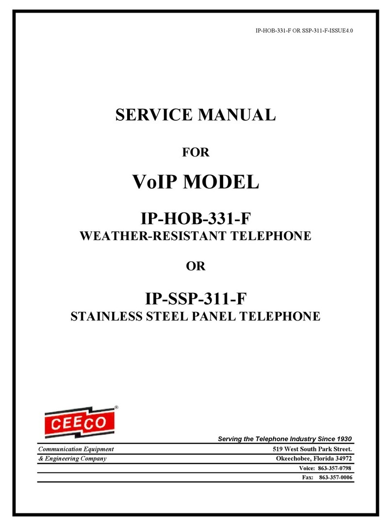 CEECO IP-HOB-331-F Service manual