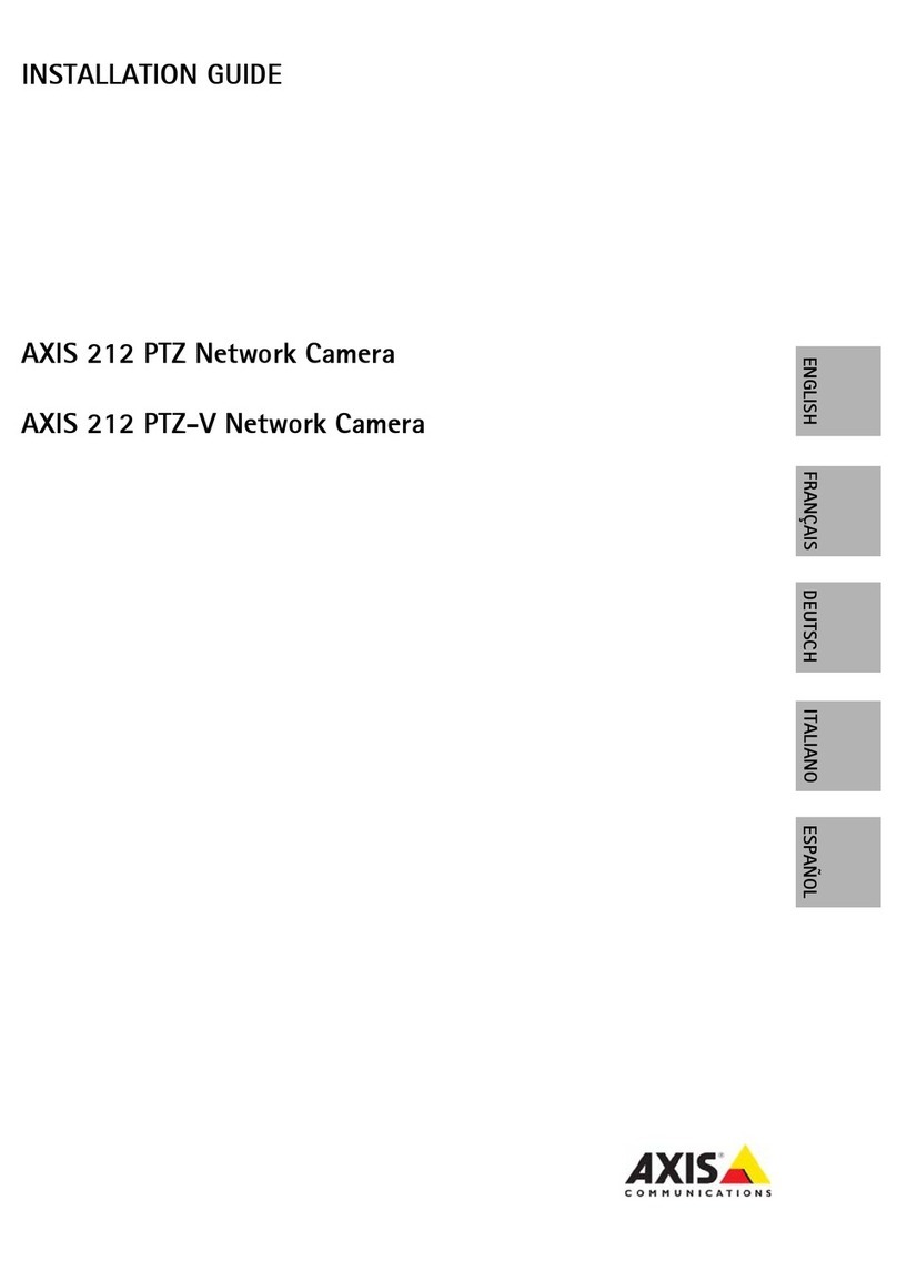 Axis AXIS 212 PTZ User manual Axis AXIS 212 PTZ User manual