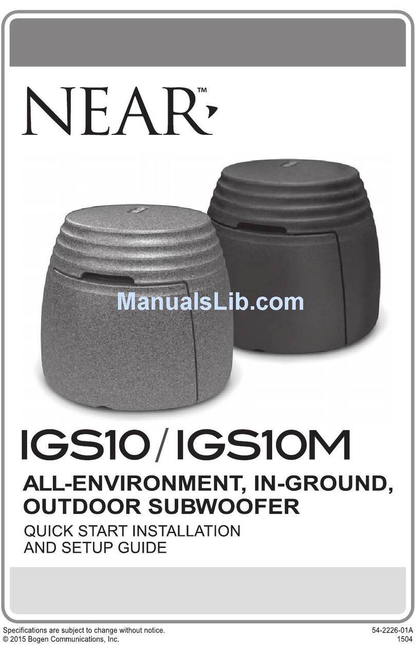 NEAR IGS10 Quick start installation and setup guide NEAR IGS10 Quick start installation and setup guide