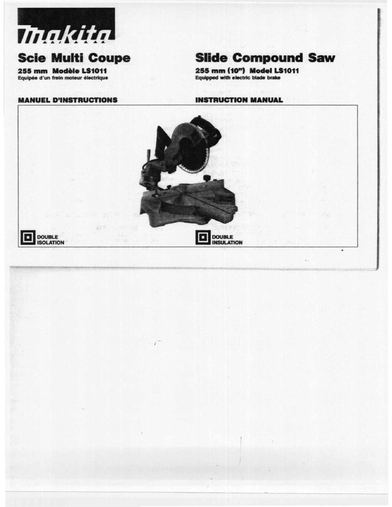Makita LS1011 User manual Makita LS1011 User manual