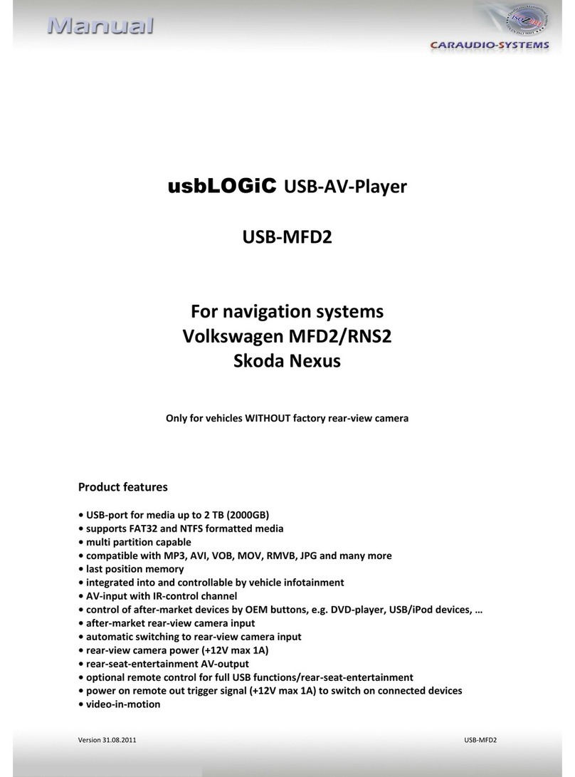 Caraudio-Systems usbLOGIC USB-MFD2 user manual Caraudio-Systems usbLOGIC USB-MFD2 user manual