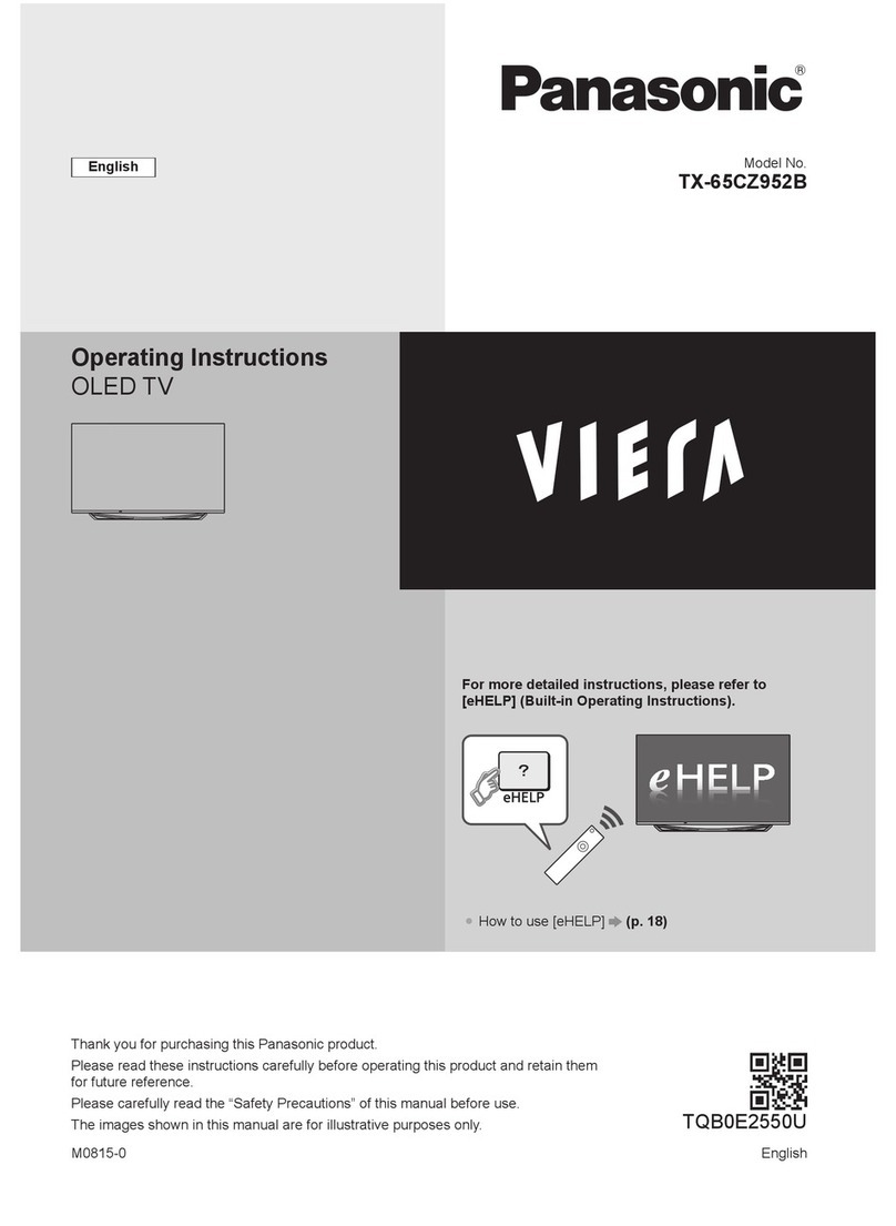 Panasonic Viera TX-65CZ952B User manual