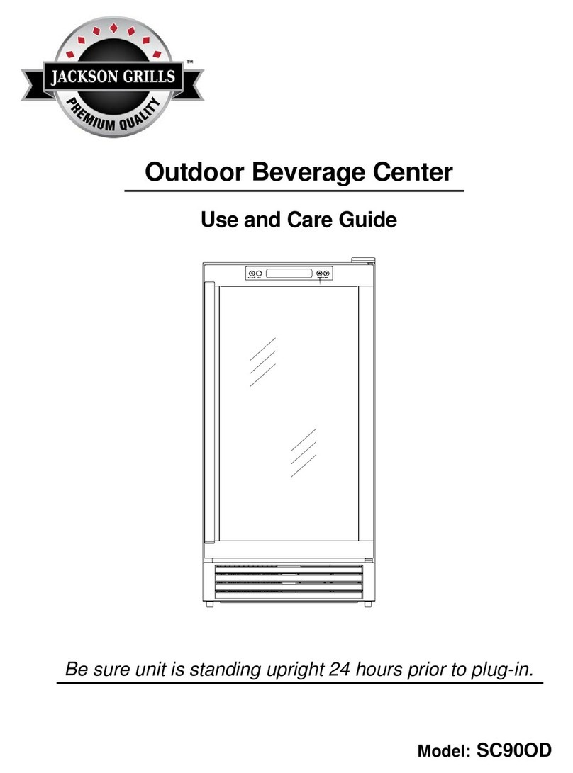 Jackson Grills SC90OD Use and care guide