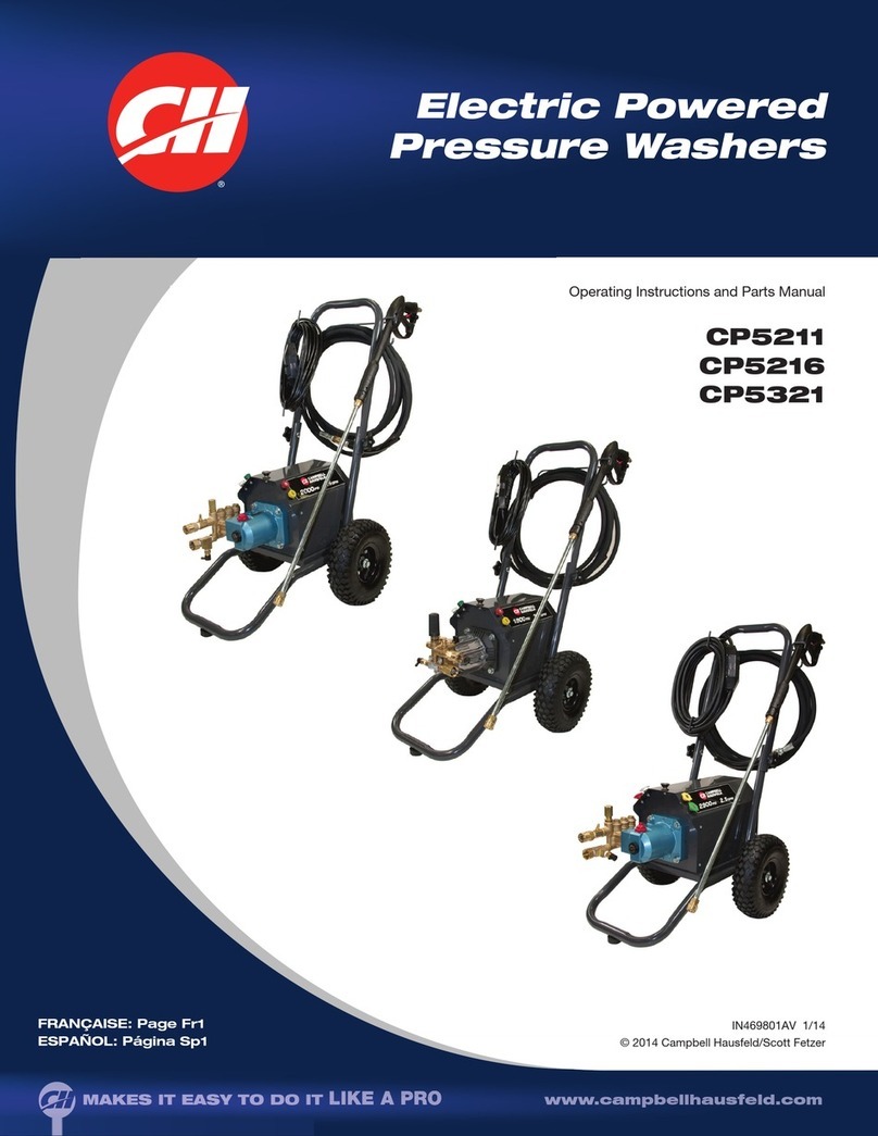 CH CP5211 Operating instructions and parts manual CH CP5211 Operating instructions and parts manual