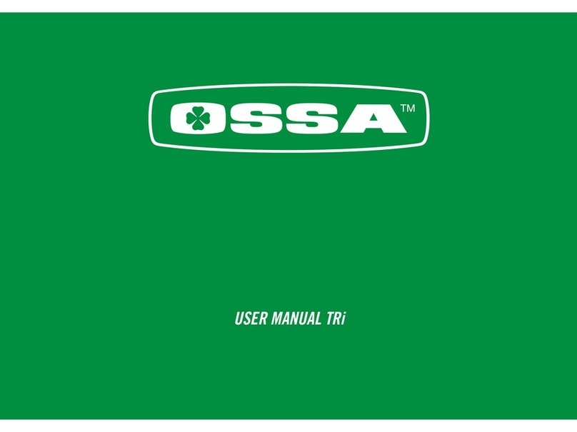 Ossa TRi user manual