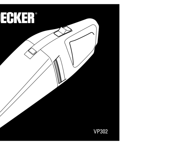 Black & Decker VP302 User manual