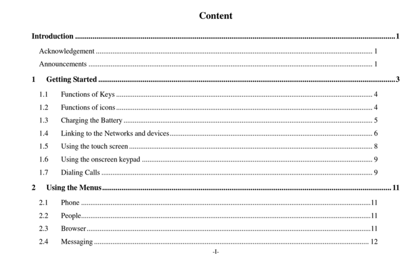Freedom One manual