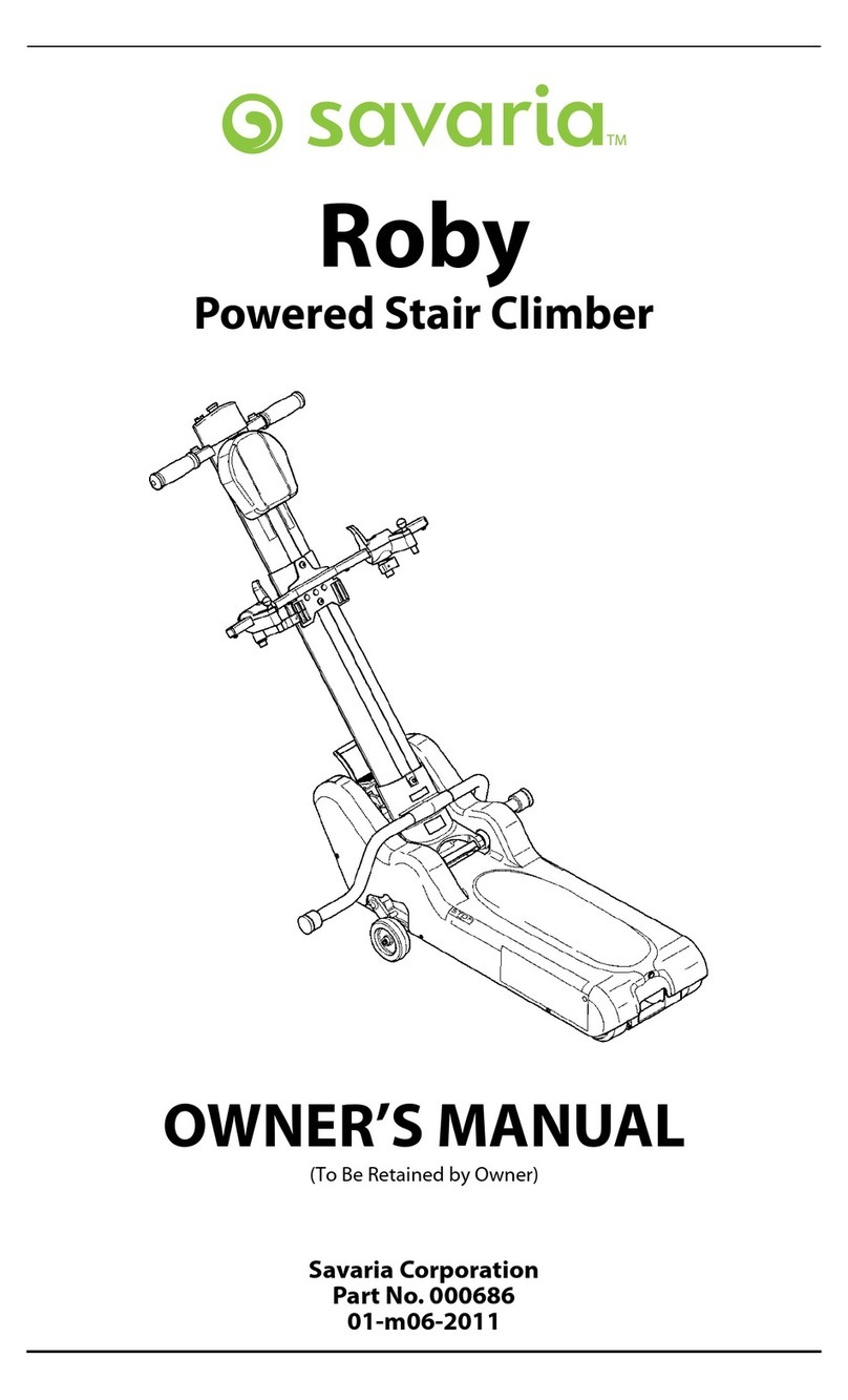 Savaria Roby owner's manual