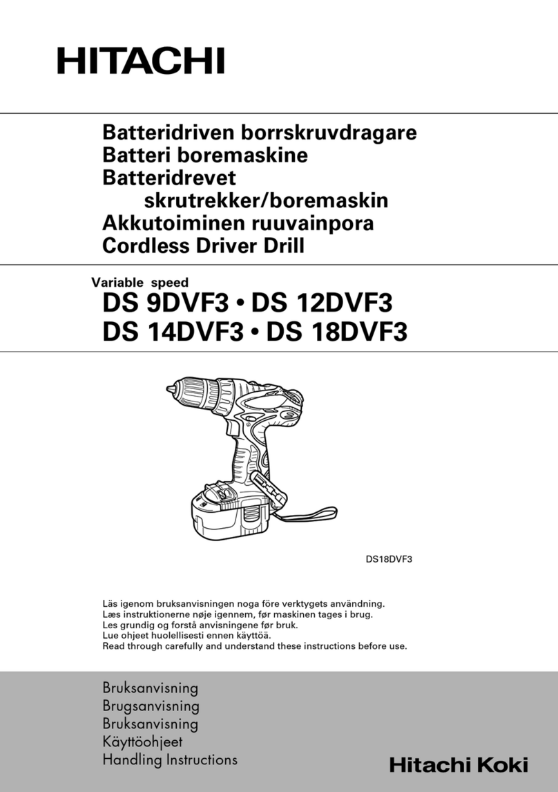 Hitachi DS 9DVF3 Handling instructions
