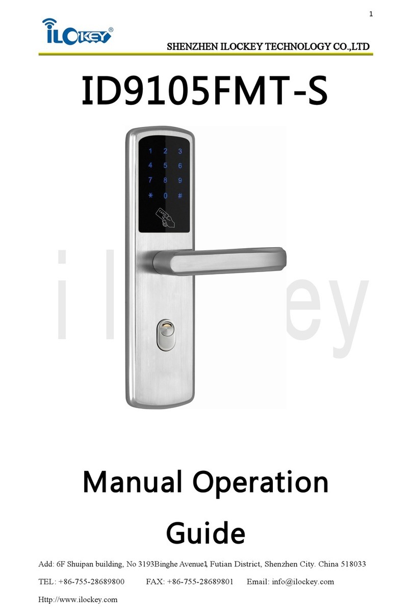Ilockey ID9105FMT-S Instruction Manual
