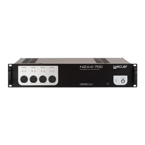 Ecler NZA4-70 User manual