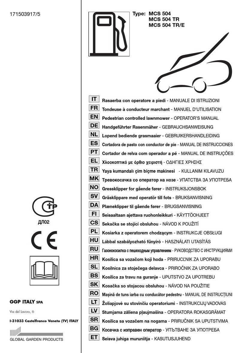 Texas MCS 504 Operator's manual
