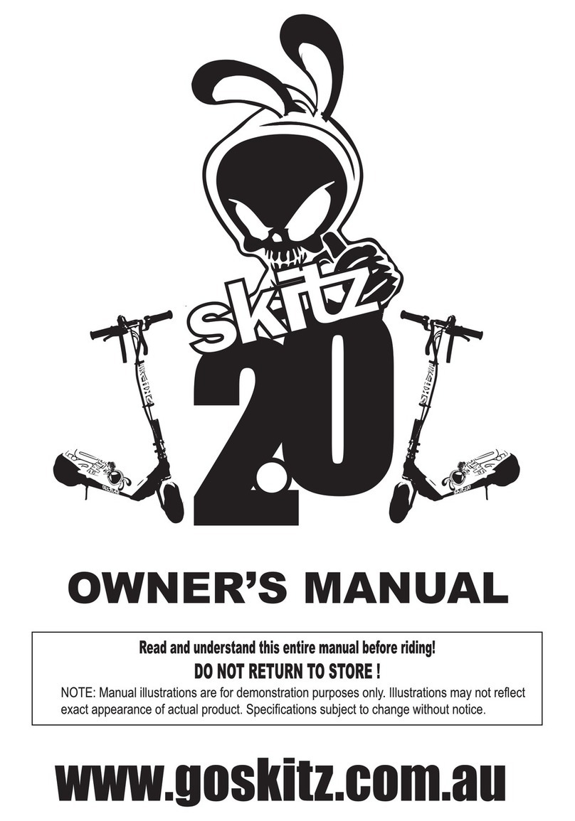 Goskitz skitz 2.0 owner's manual