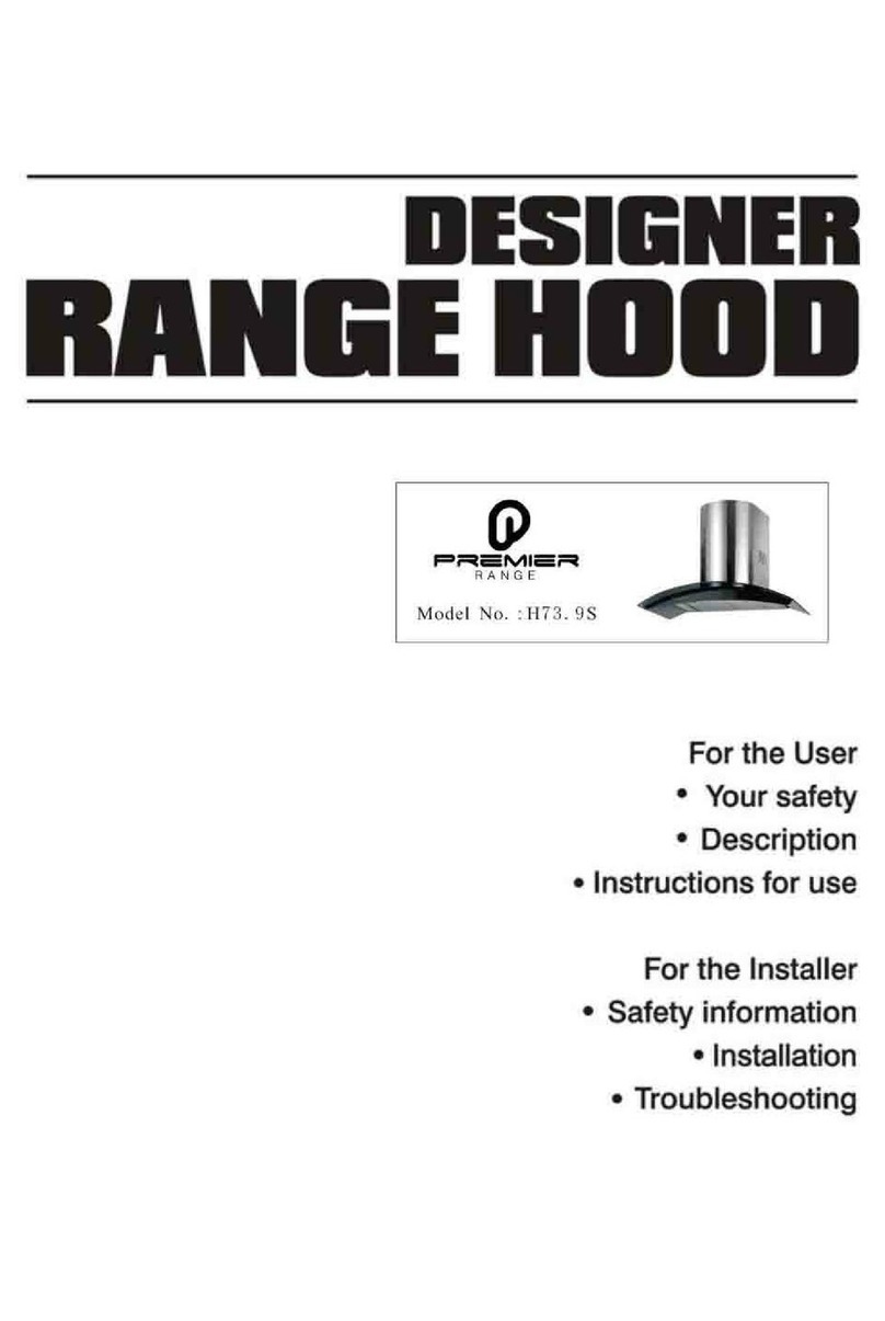 Premier Range H73.9S user manual