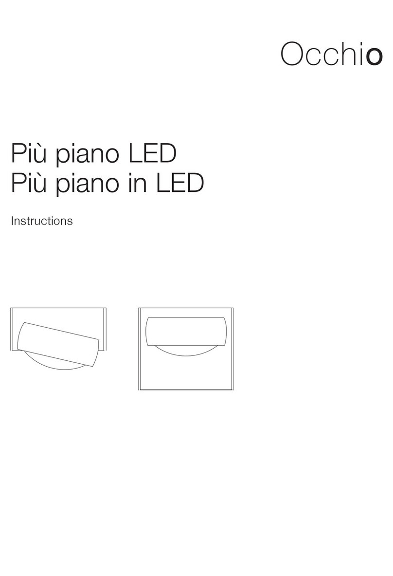 Occhio Piu piano LED instructions