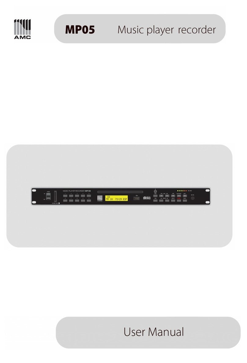 AMC MP05 User manual
