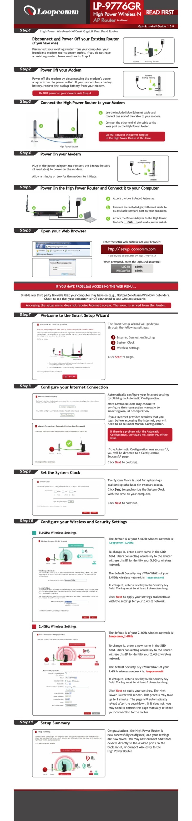 Loopcomm LP-9776GR user manual Loopcomm LP-9776GR user manual