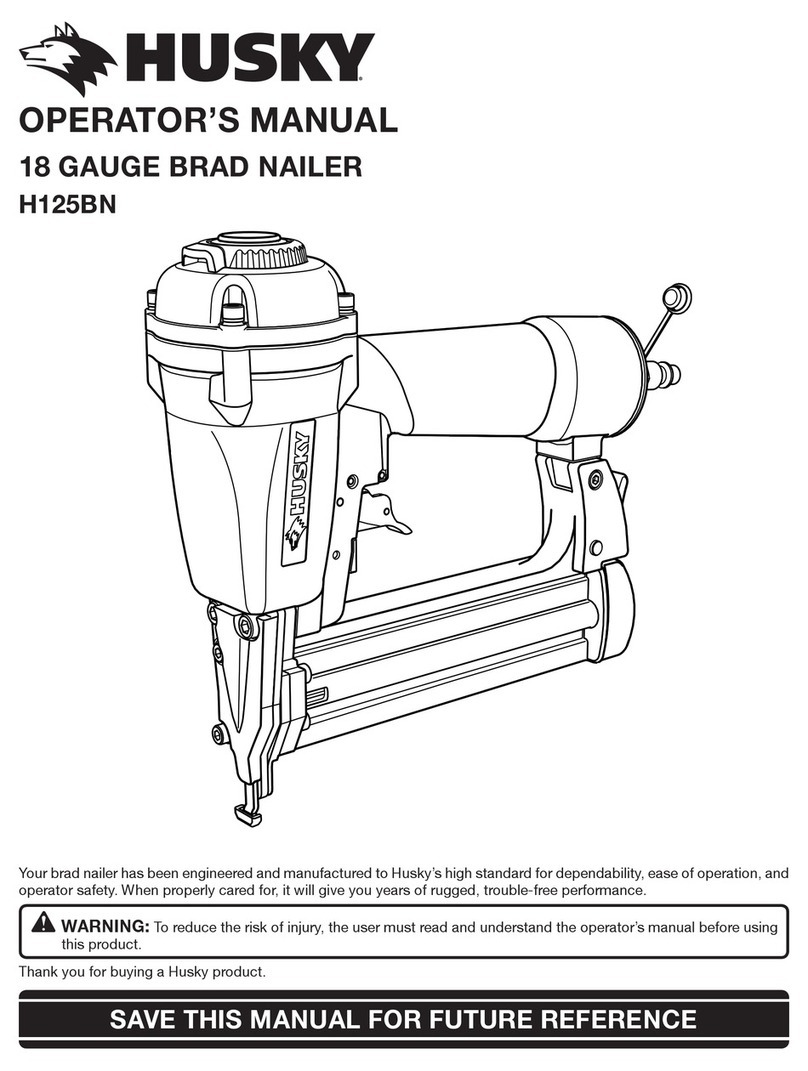 Husky H125BN User manual