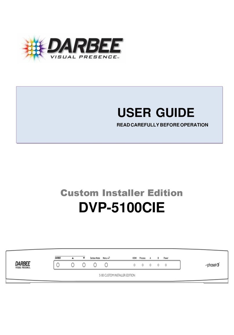 DarbeeVision DVP-5100CIE user guide