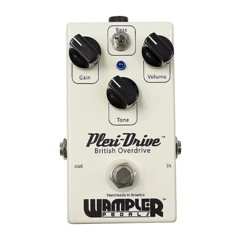 Wampler Plexi-Drive User manual