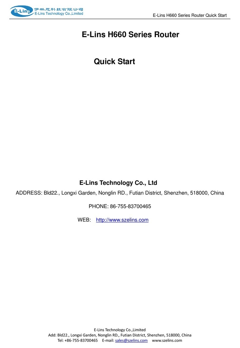 E-Lins H660 series User manual