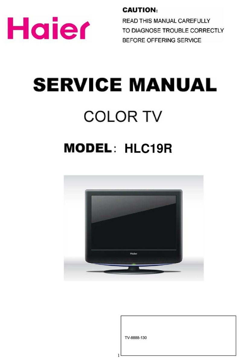 Haier HLC19R - 19" LCD TV Service manual