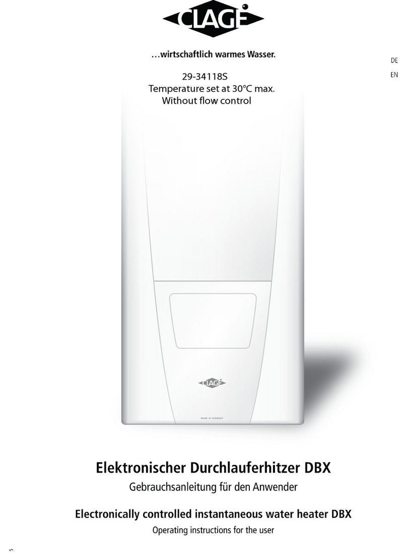 clage DBX User manual clage DBX User manual