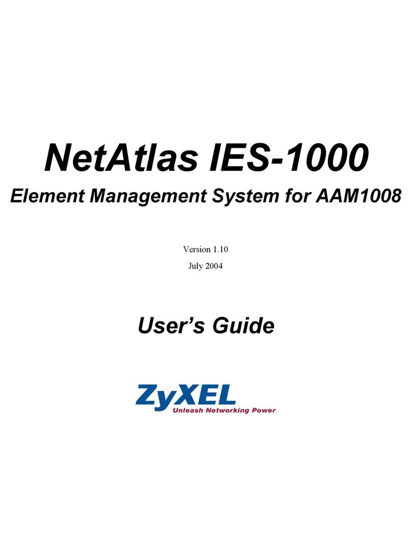 ZyXEL Communications IES-1000 - ANNEXE 7 user guide ZyXEL Communications IES-1000 - ANNEXE 7 user guide
