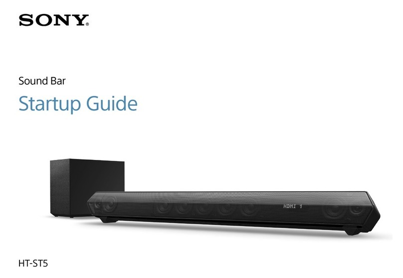 Sony HT-ST5 Startup guide