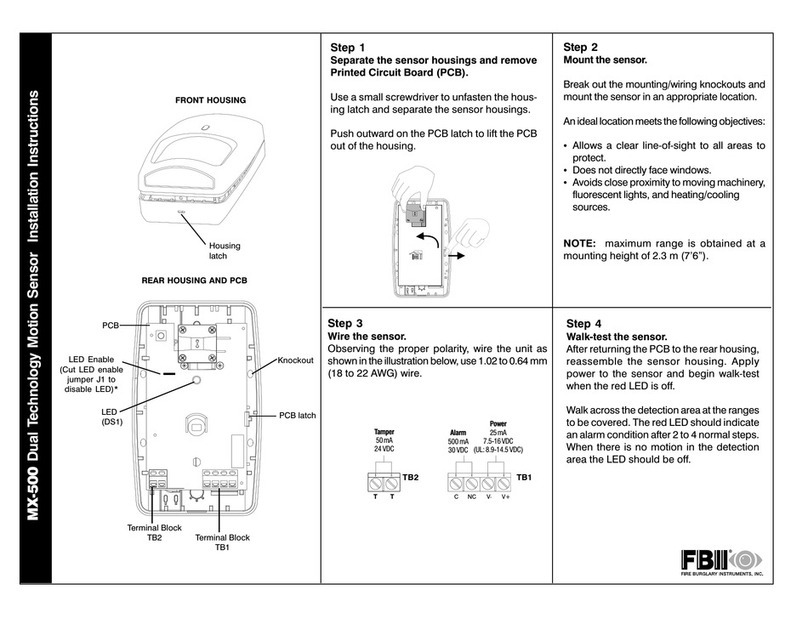 FBII MX-500 installation instructions