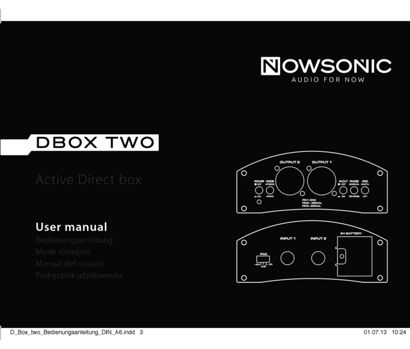 Nowsonic DBOX TWO user manual