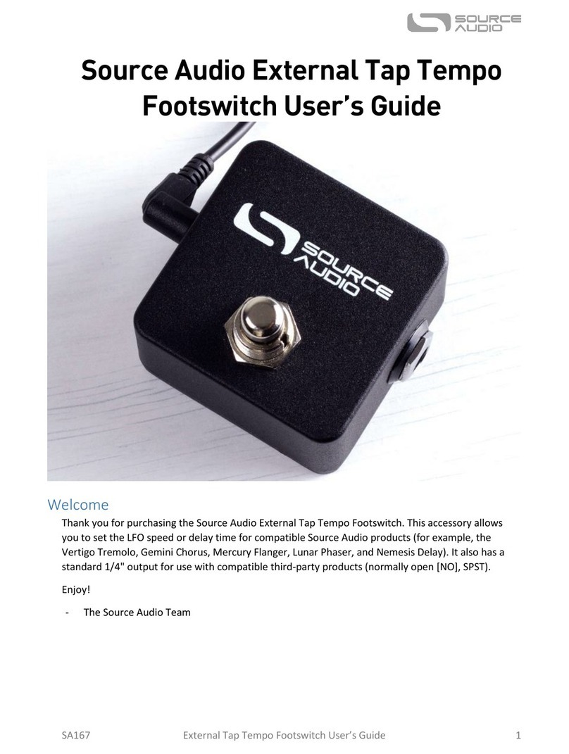 Source Audio SA167 user guide