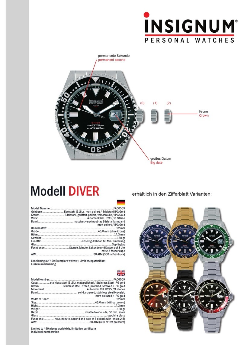 Insignum Diver User manual