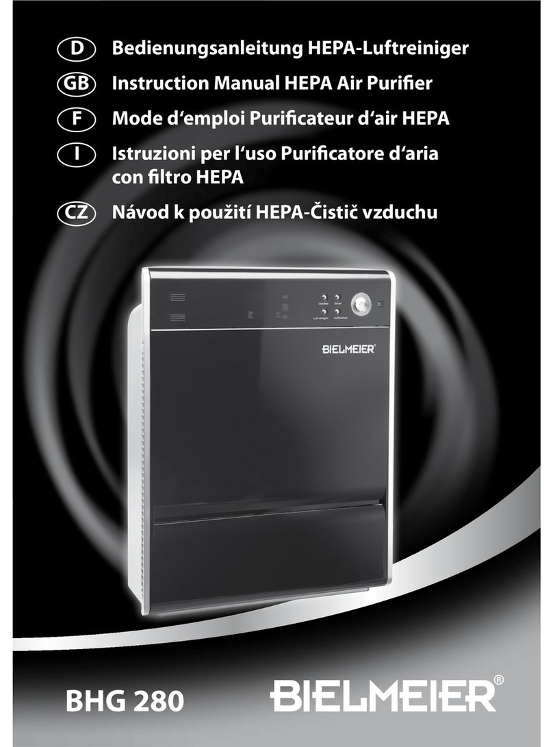 BIELMEIER HEPA BHG 280 User manual