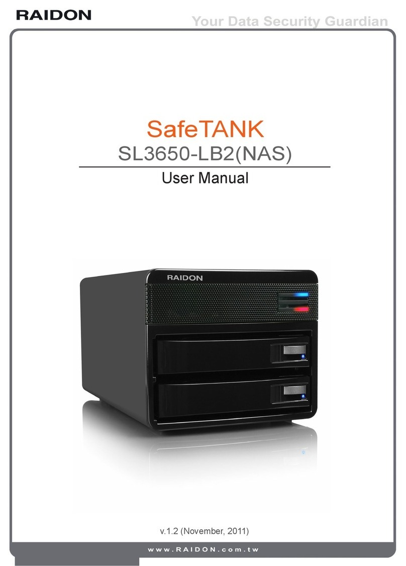 Raidon SL3650-LB2 SafeTANK user manual