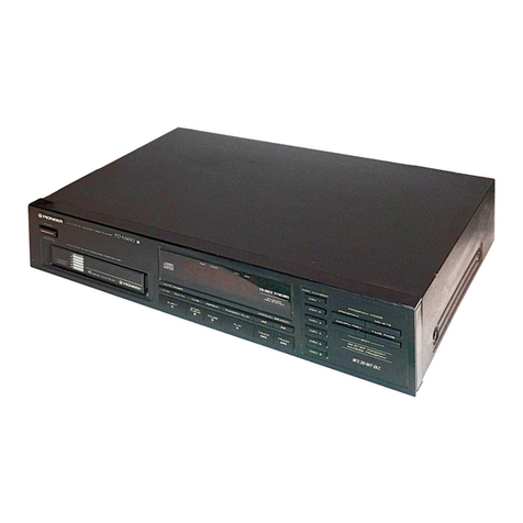Pioneer PD-M435 User manual Pioneer PD-M435 User manual