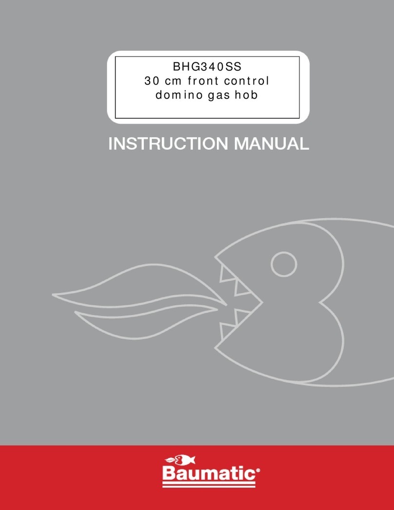Baumatic BHG340SS User manual