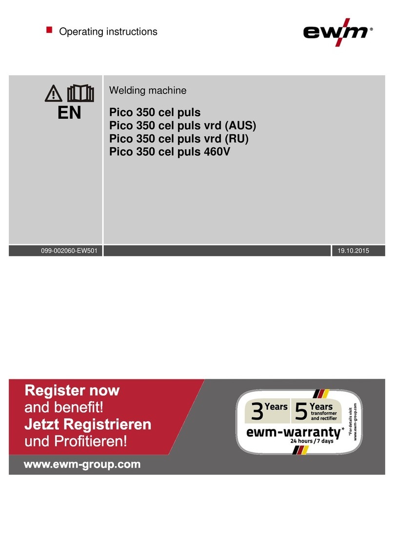EWM Pico 350 cel puls pws MMA User manual