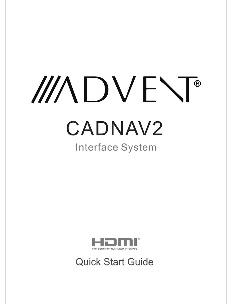 Advent CADNAV2 User manual Advent CADNAV2 User manual