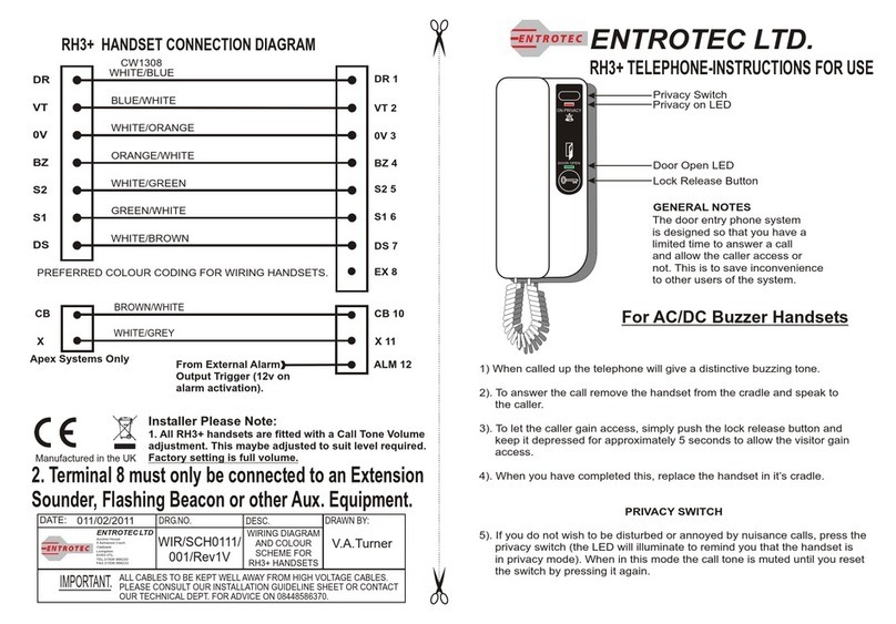 Entrotec RH3+ Instructions for use