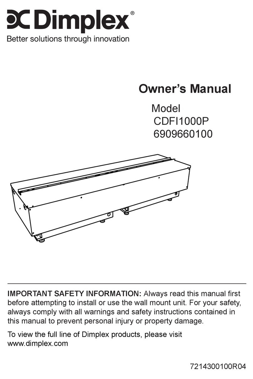 Dimplex CDFI1000P User manual