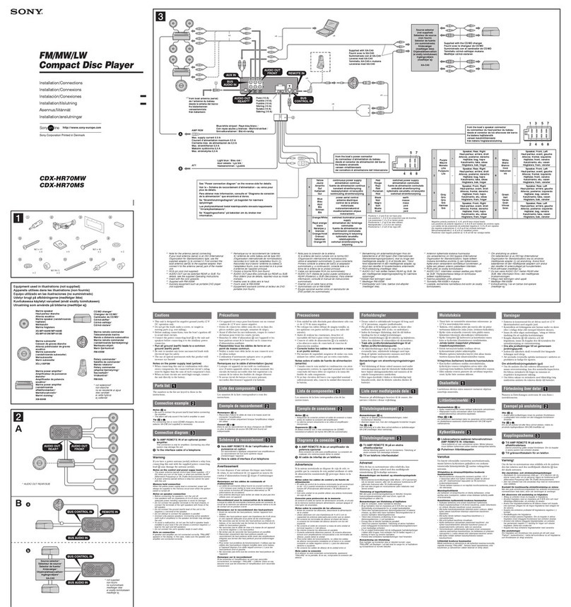 Sony CDX-HR70MW Product guide