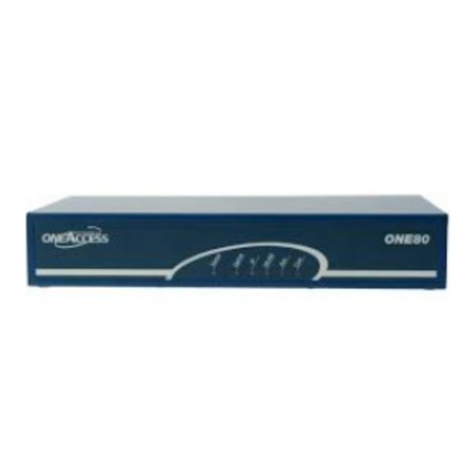 OneAccess ONE80 installation manual