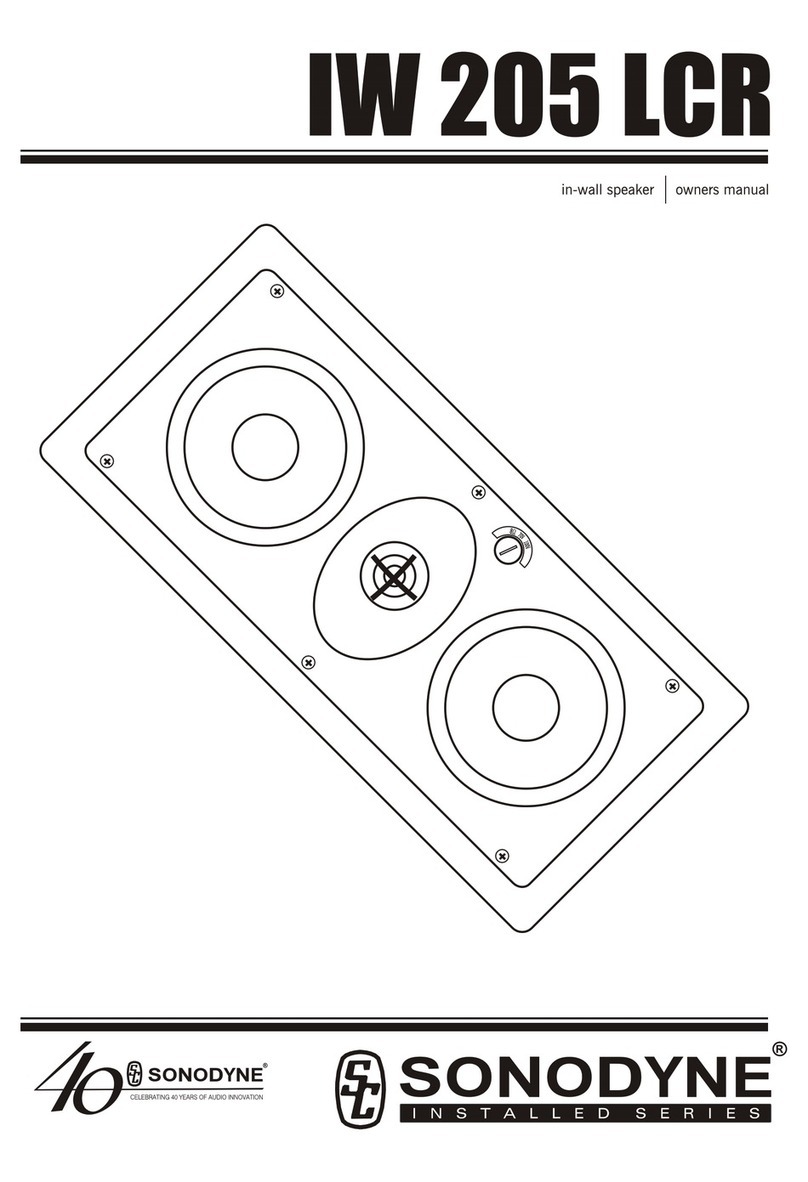 Sonodyne IW 205 LCR owner's manual
