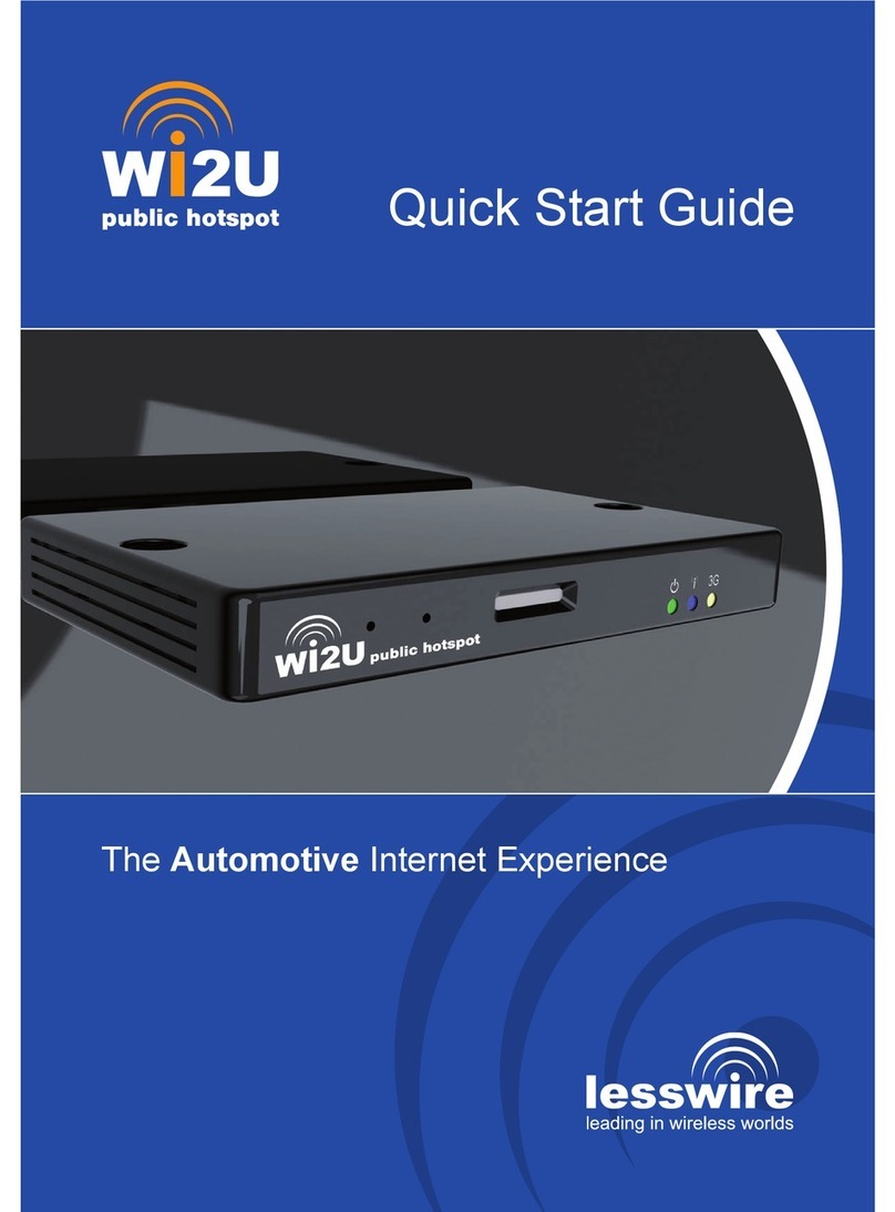 Lesswire Wi2U quick start guide
