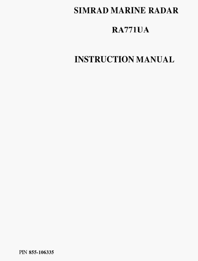 Simrad RA771UA instruction manual